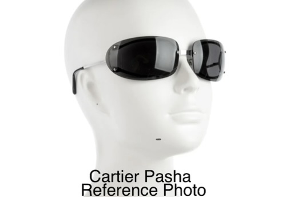 Cartier Pasha Sunglasses Factory Replacement Lenses - Dark Gray
